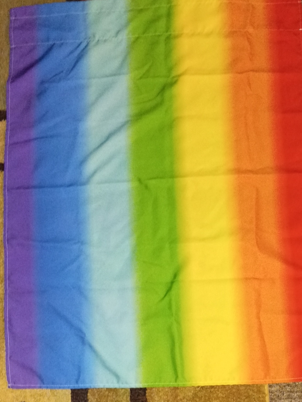 Rainbow Gradient Bedding Throw - Multicolor Dimensions In Description
